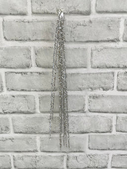 ITEM 82242 SILVER - 24" SILVER TINSEL SPRAY
