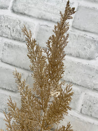 ITEM 82245 CH - 21" CHAMPAGNE CEDAR BUSH