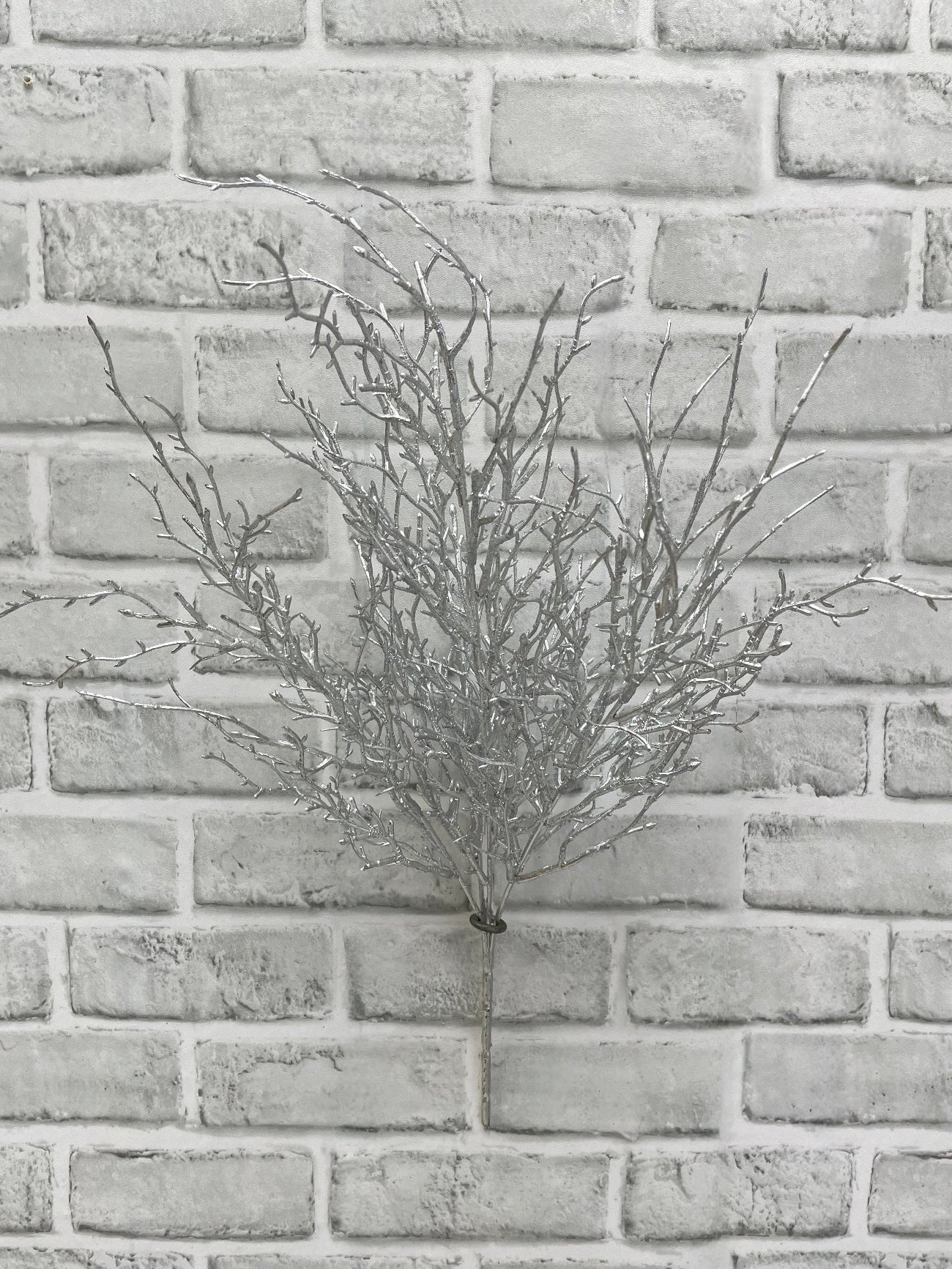 ITEM 82246 SILVER - 21" SILVER TWIG BUSH