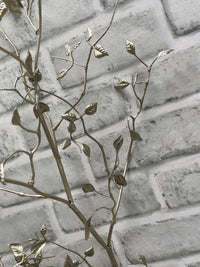 ITEM 82249 CH - 37.5" METALLIC CHAMPAGNE TEA LEAF SPRAY