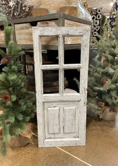 ITEM AW977110 - 27.75"H X 11.75"W ANTIQUE GREY WOOD DOOR