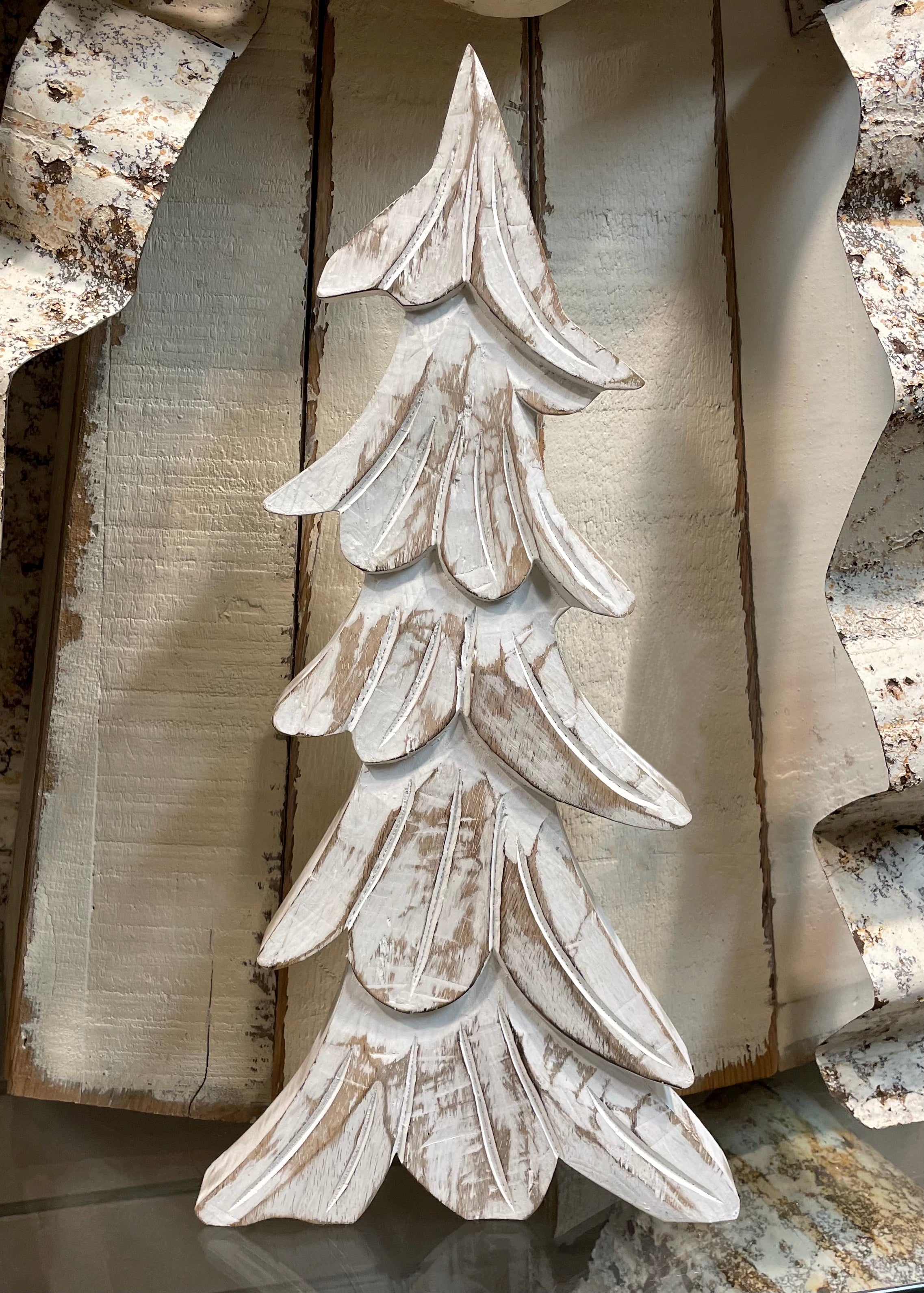 ITEM AW9786 - 16"H X 8"L NATURAL MANGO WOOD TREE