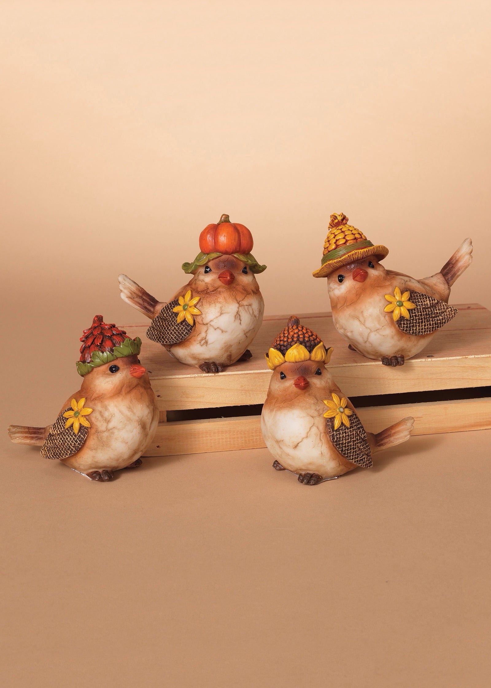 ITEM G2159460 - 4"L RESIN HARVEST BIRD FIGURINE