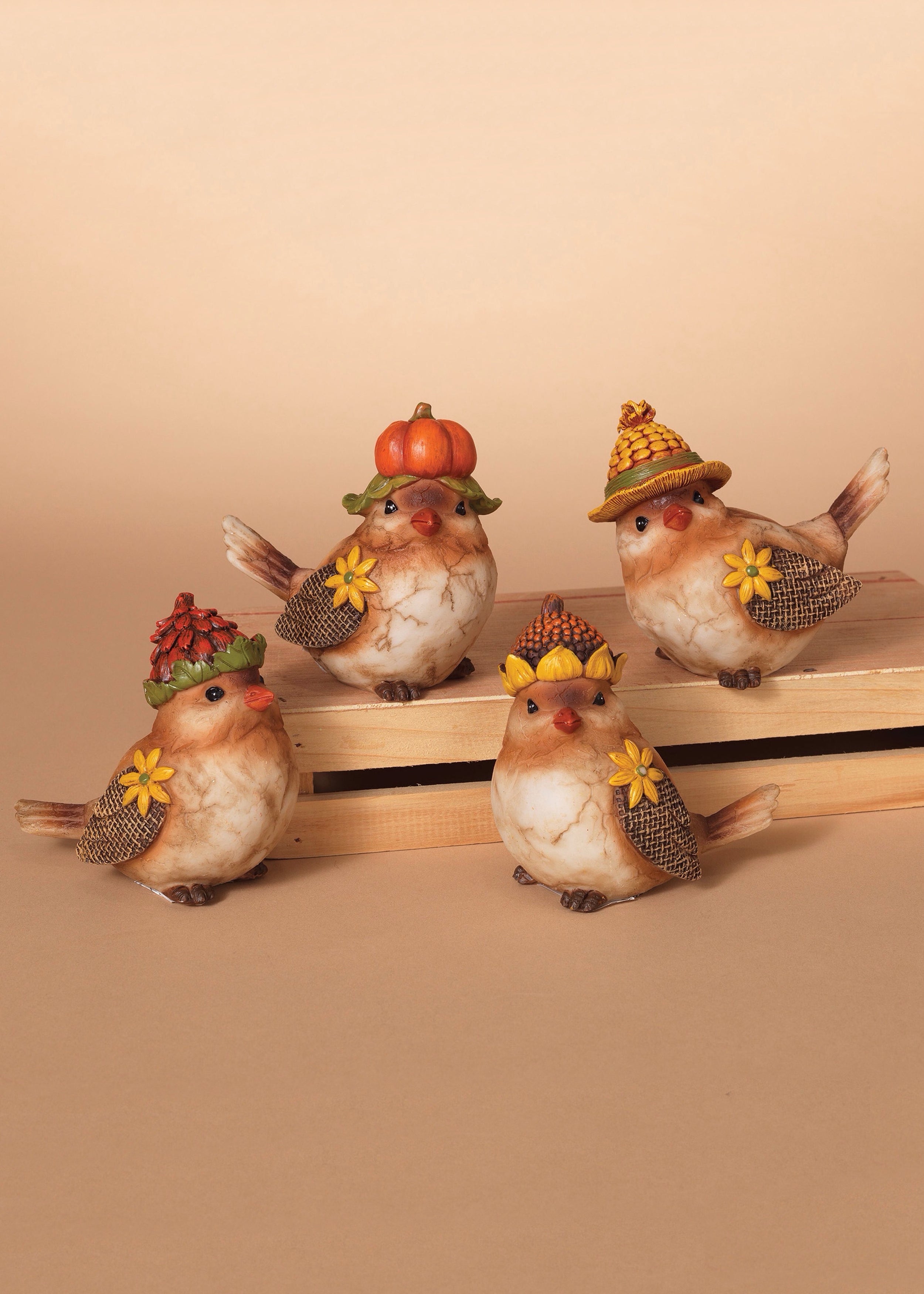 ITEM G2159460 - 4"L RESIN HARVEST BIRD FIGURINE