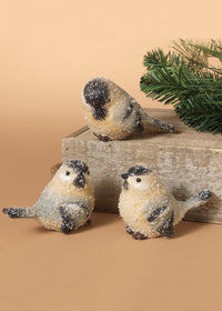 ITEM G2274200 - 3.9" RESIN HOLIDAY BIRD FIGURINE