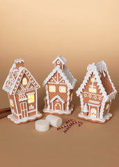 ITEM G2549780 - 7"H B/O LIGHTED HOLIDAY GINGERBREAD HOUSE