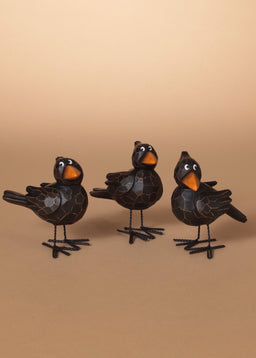 ITEM G2589140 - 4.1"H RESIN HALLOWEEN CROW