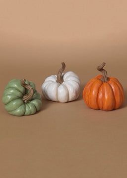 ITEM G2735750 - 4.33"H RESIN HARVEST PUMPKIN