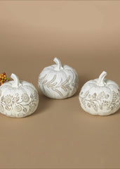 ITEM G2735800  - 5"D RESIN HARVEST PUMPKIN