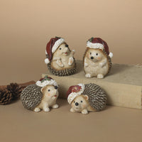 ITEM G2739330 - 3.25"H RESIN HOLIDAY HEDGEHOG - 4 ASSORTED