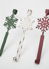 ITEM G2794320  - 15"H METAL SNOWFLAKE WREATH HANGER