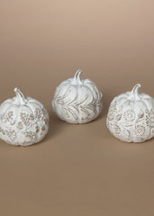 ITEM G2796670  - 3.5"D RESIN HARVEST PUMPKIN