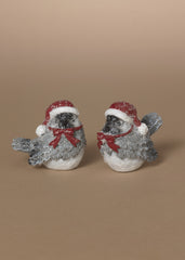 ITEM G2798790  - 2.75"L RESIN HOLIDAY WINTER BIRD