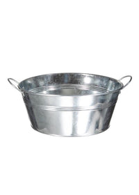 ITEM GB2023L - 10"X4.5" ALUMINUM ROUND SHALLOW PLANTER
