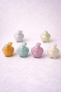 ITEM KOP 12294 - 3.75"X2.75"X3.25" CERAMIC BIRDS - 6 ASSORTED