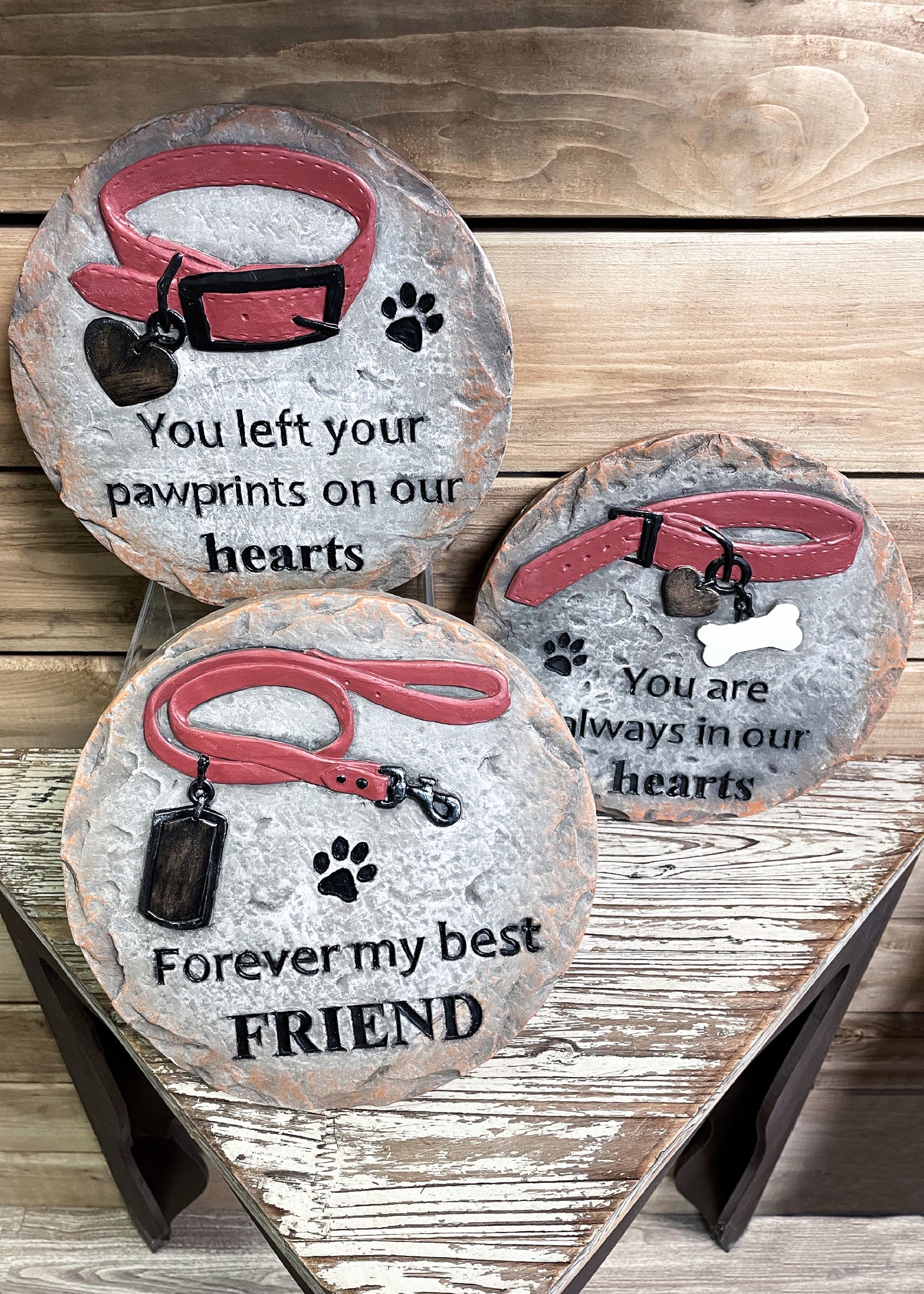 ITEM KOP 15582 - 10"X10" PET MEMORIAL STONES
