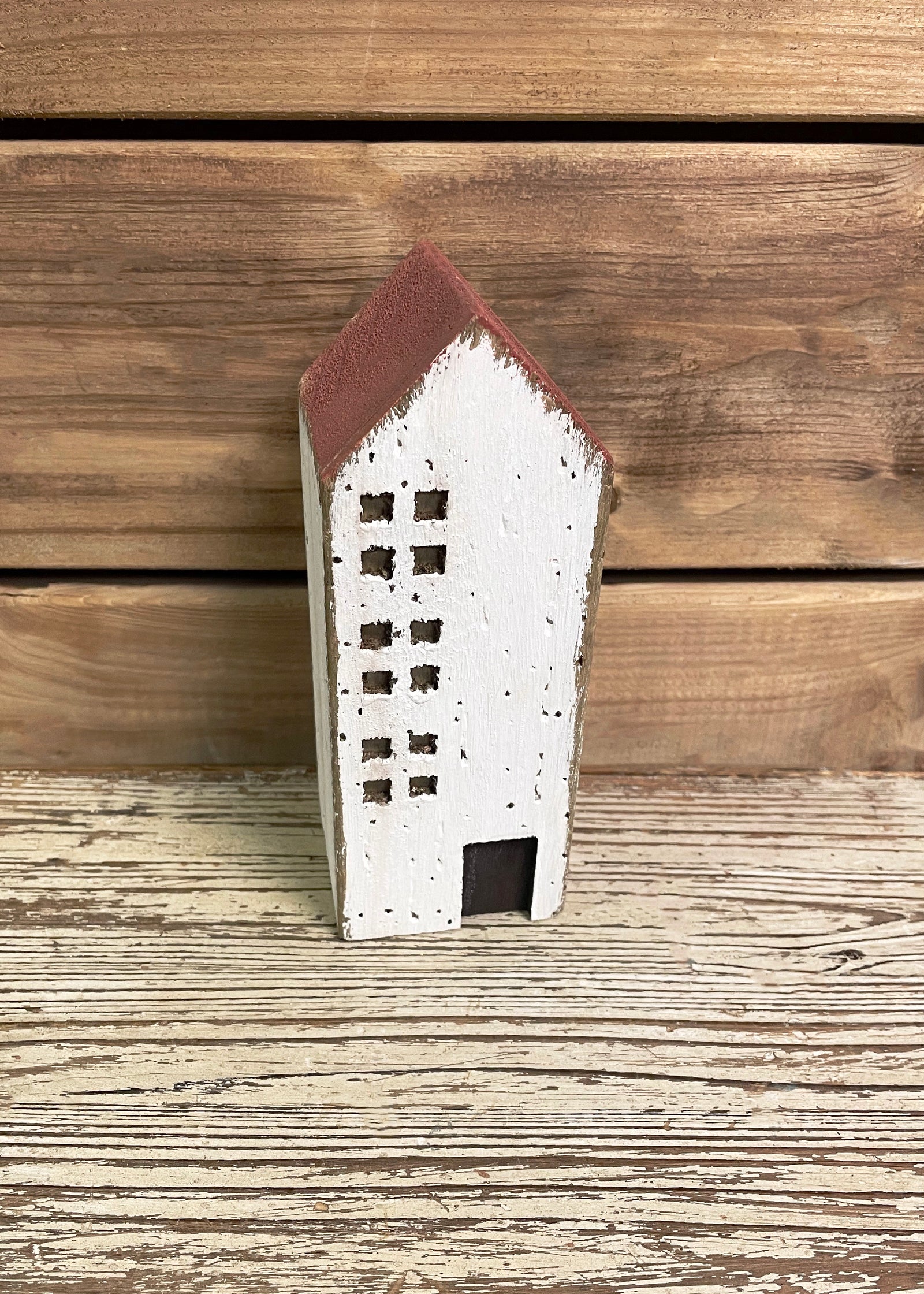 ITEM KOP 21487 - 2"X6" WOODEN VILLAGE HOUSE SMALL