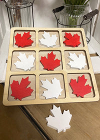 ITEM KOP 24740 - 9" CANADIAN TIC TAC TOE SET