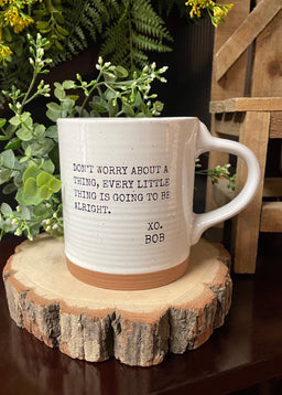 ITEM KOP 25179 - 3.5"X4.25"X5" CERAMIC QUOTE MUG -  XO BOB