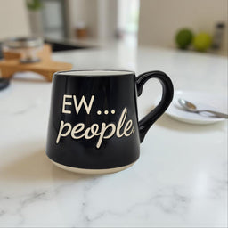 ITEM KOP 25766 - 3.75"X4" "EW…PEOPLE" FAT BOTTOM MUG