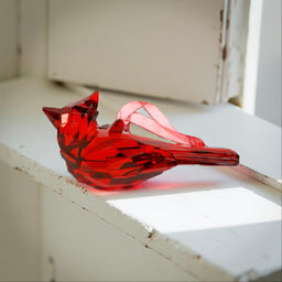 ITEM KOP 40889 - 4.75" X 2" CARDINAL ORNAMENT SUNCATCHER