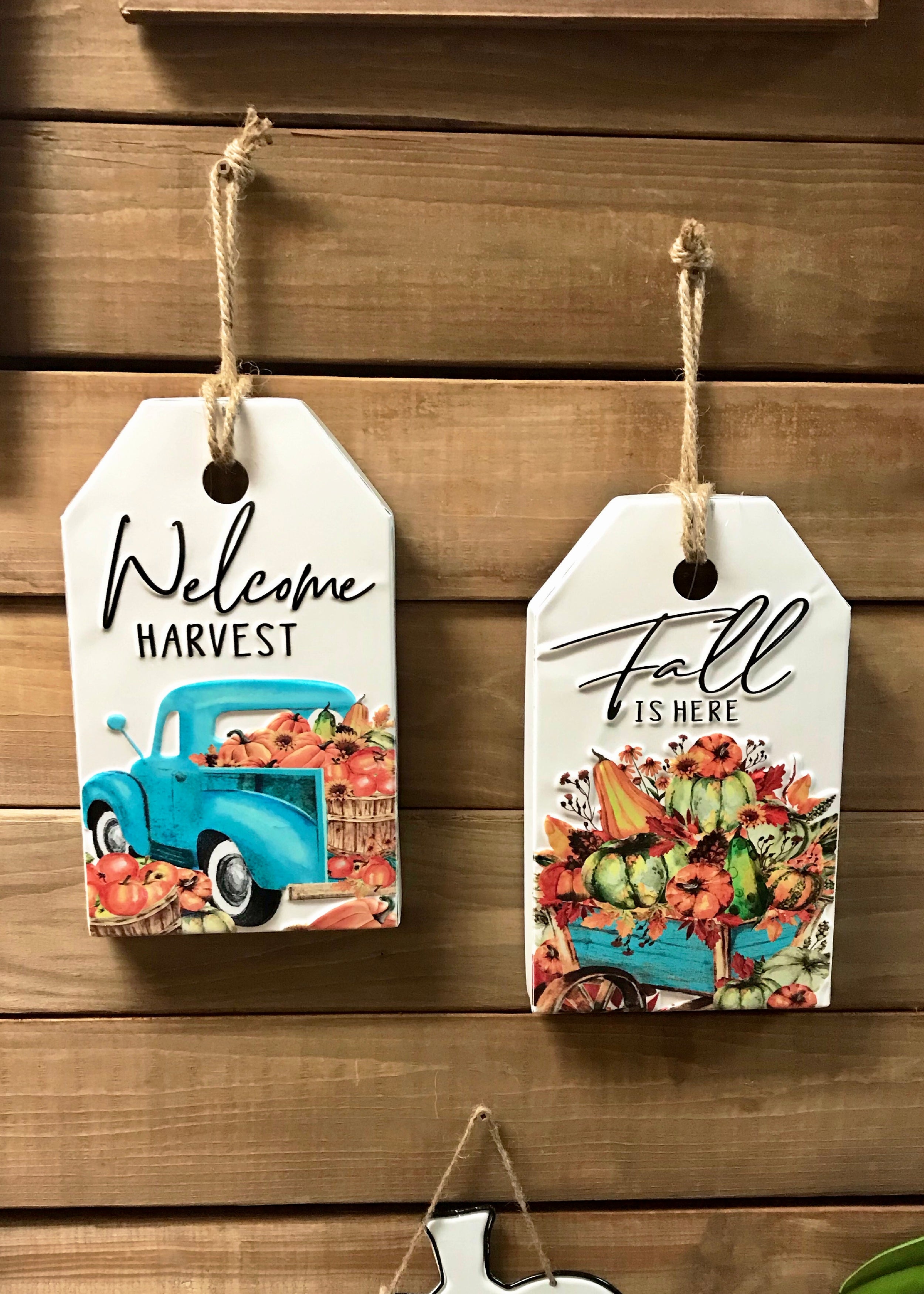 ITEM KOP 43656 - 11.75IN X 7IN FALL TAG PLAQUE