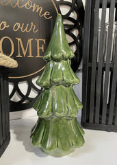 ITEM KOP 47275 - 4.75"X10.5" GREEN CERAMIC TREE