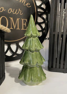 ITEM KOP 47276 - 4"X8.75" GREEN CERAMIC TREE