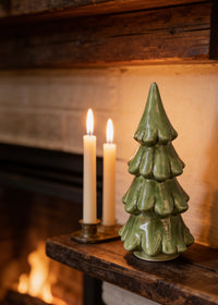 ITEM KOP 47276 - 4"X8.75" GREEN CERAMIC TREE