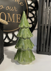 ITEM KOP 47276 - 4"X8.75" GREEN CERAMIC TREE