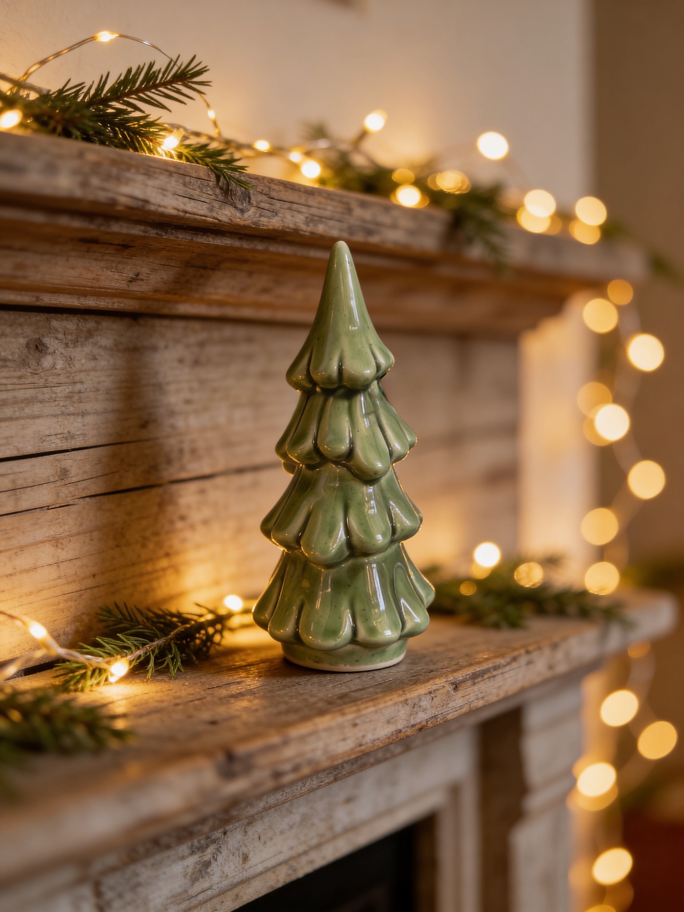 ITEM KOP 47277 - 3"X7" GREEN CERAMIC TREE