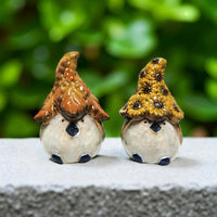 ITEM KOP 47292 - 4.75" X 7" FALL BIRDS WITH HATS - 2 ASST