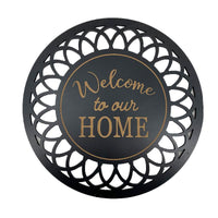 ITEM KOP 52545 - 19.5" ROUND WELCOME PLAQUE
