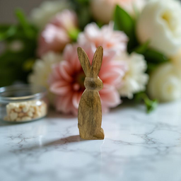 ITEM KOP 52727 - 1.5"X1"X6" MANGO WOOD RABBIT