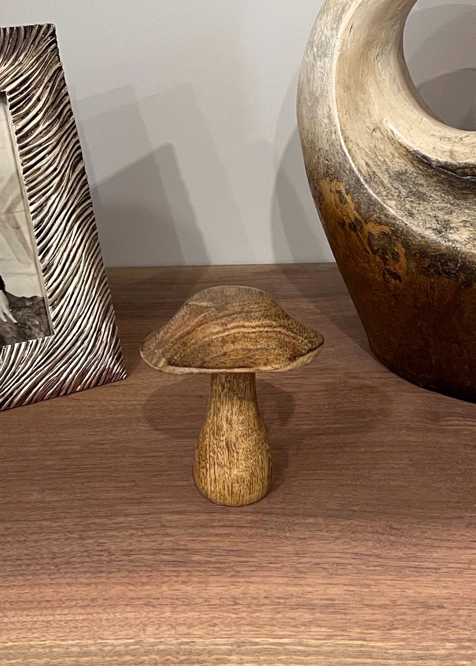 ITEM KOP 53604 - 5"H WOOD MUSHROOM