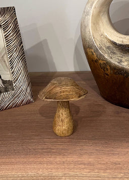 ITEM KOP 53604 - 5"H WOOD MUSHROOM