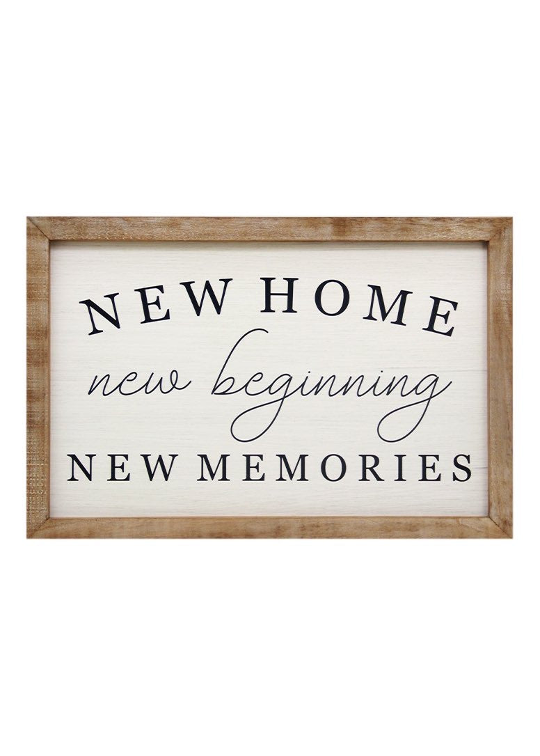 ITEM KOP 55107 - 23.5"X15.5" NEW HOME SIGN
