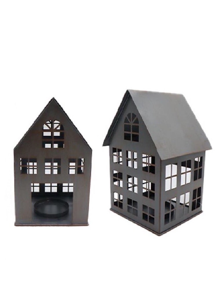 ITEM KOP 81711 - 9.75"X6.5"X6" METAL CANDLE HOUSE