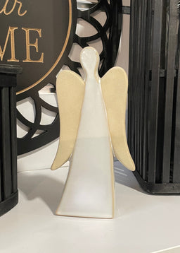 ITEM KOP 81816 - 3.75"X1.25"X7.5" CERAMIC ANGEL