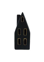 ITEM KOP 81820 - 5"X2.25"X2.25" BLACK CERAMIC LED HOUSE