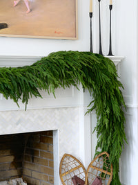 ITEM 81651 - 77” FRESH TOUCH THICK NORFOLK PINE GARLAND