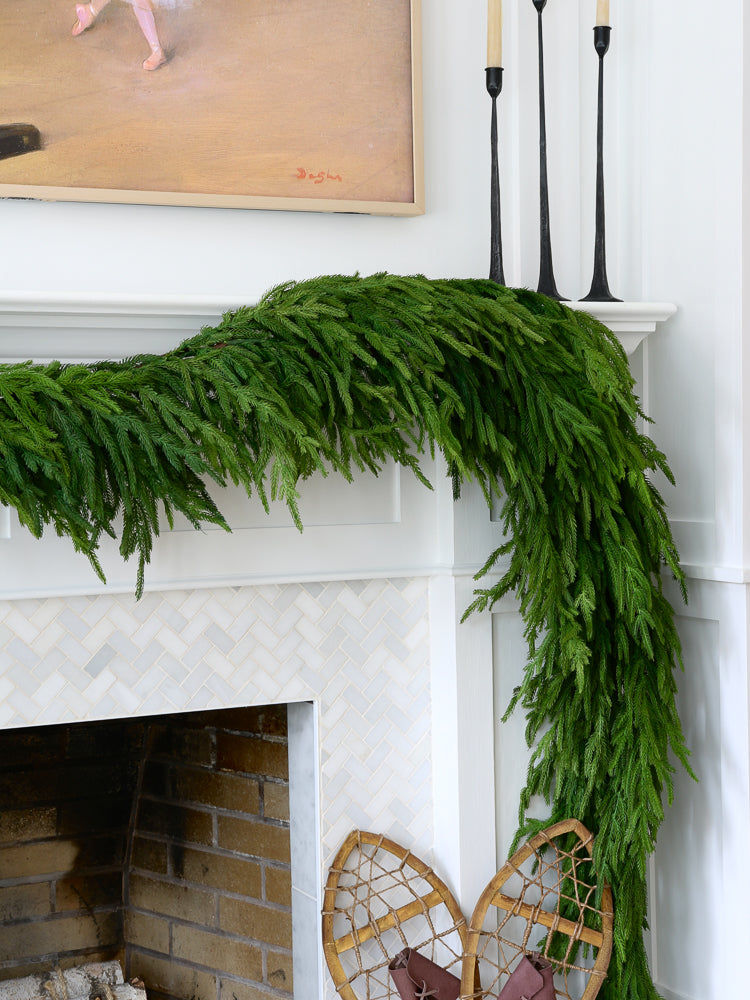 ITEM 81651 - 77” FRESH TOUCH THICK NORFOLK PINE GARLAND