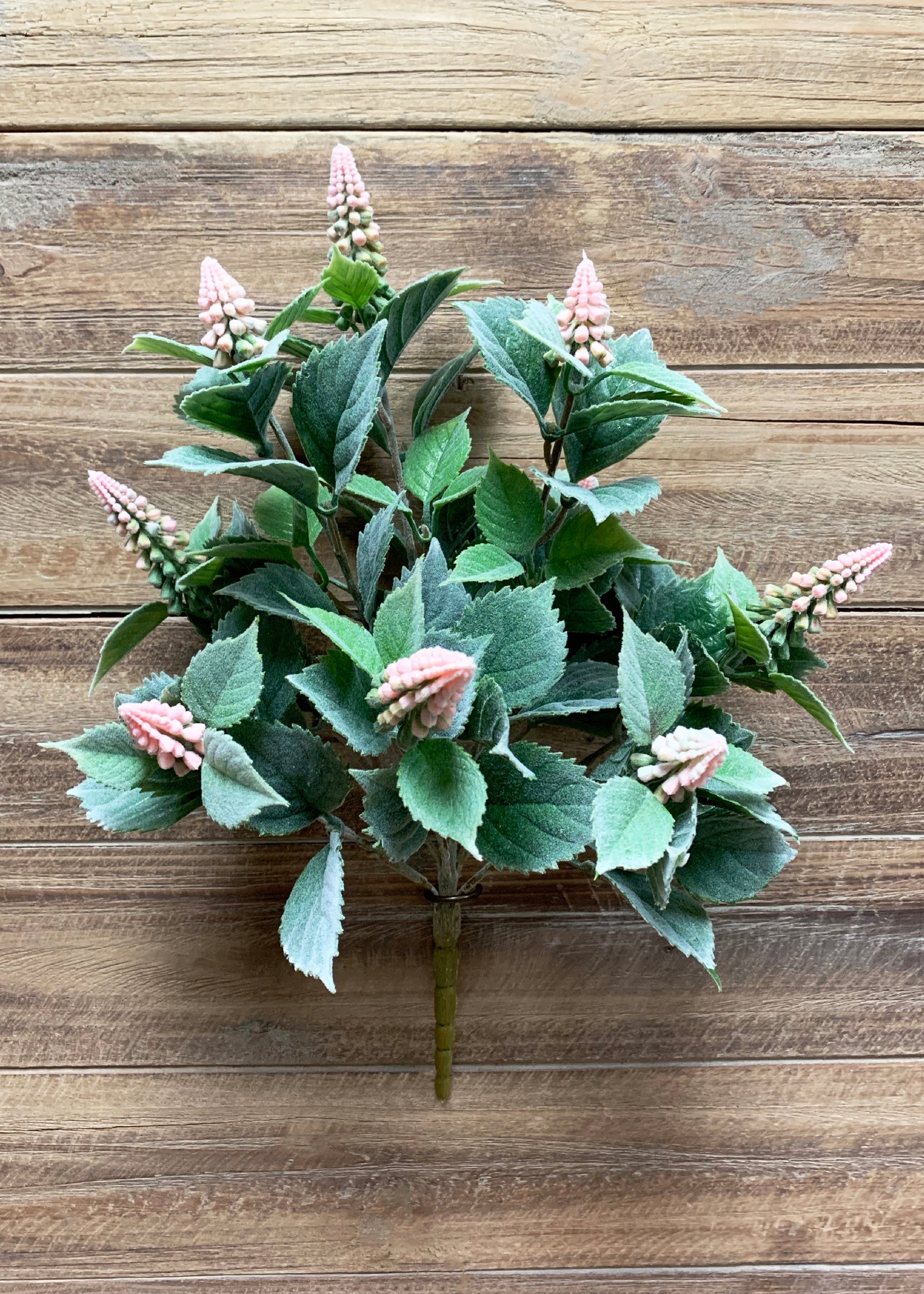 ITEM 10173PK -  15" PINK HYACINTH BUSH WITH 9 STEMS
