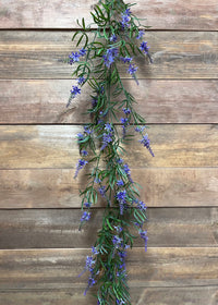 ITEM 10182 PUR - 6' PURPLE SWEET VERONICA GARLAND