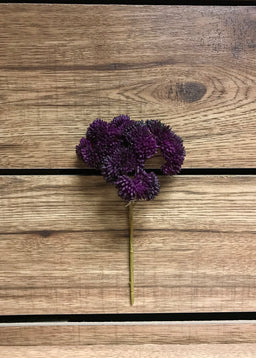 ITEM 11252 PUR - 9" PURPLE FRESH TOUCH SEDUM PICK