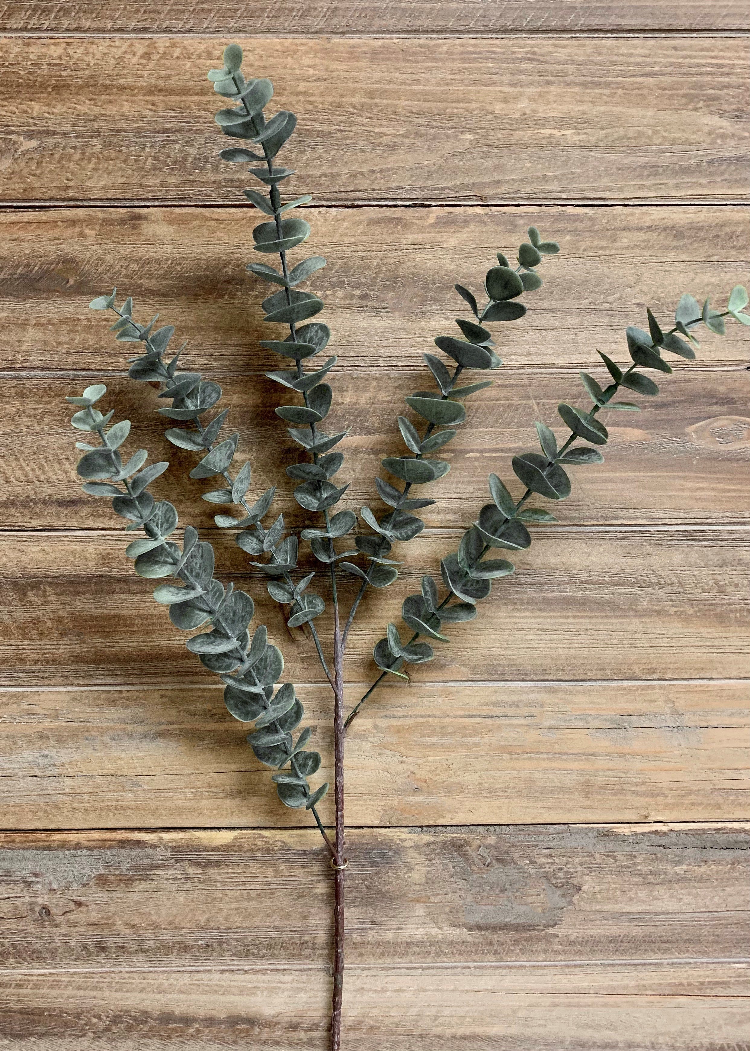 ITEM 11336 BLGR - 28" BLUE GREEN EUCALYPTUS SPRAY WITH 5 BRANCHES