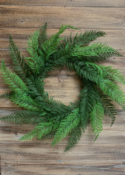 ITEM 11362 - 24" LACE FERN WREATH