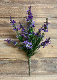 ITEM 11367 PUR - 13" PURPLE SWEET VERONICA BUSH WITH 5 STEMS