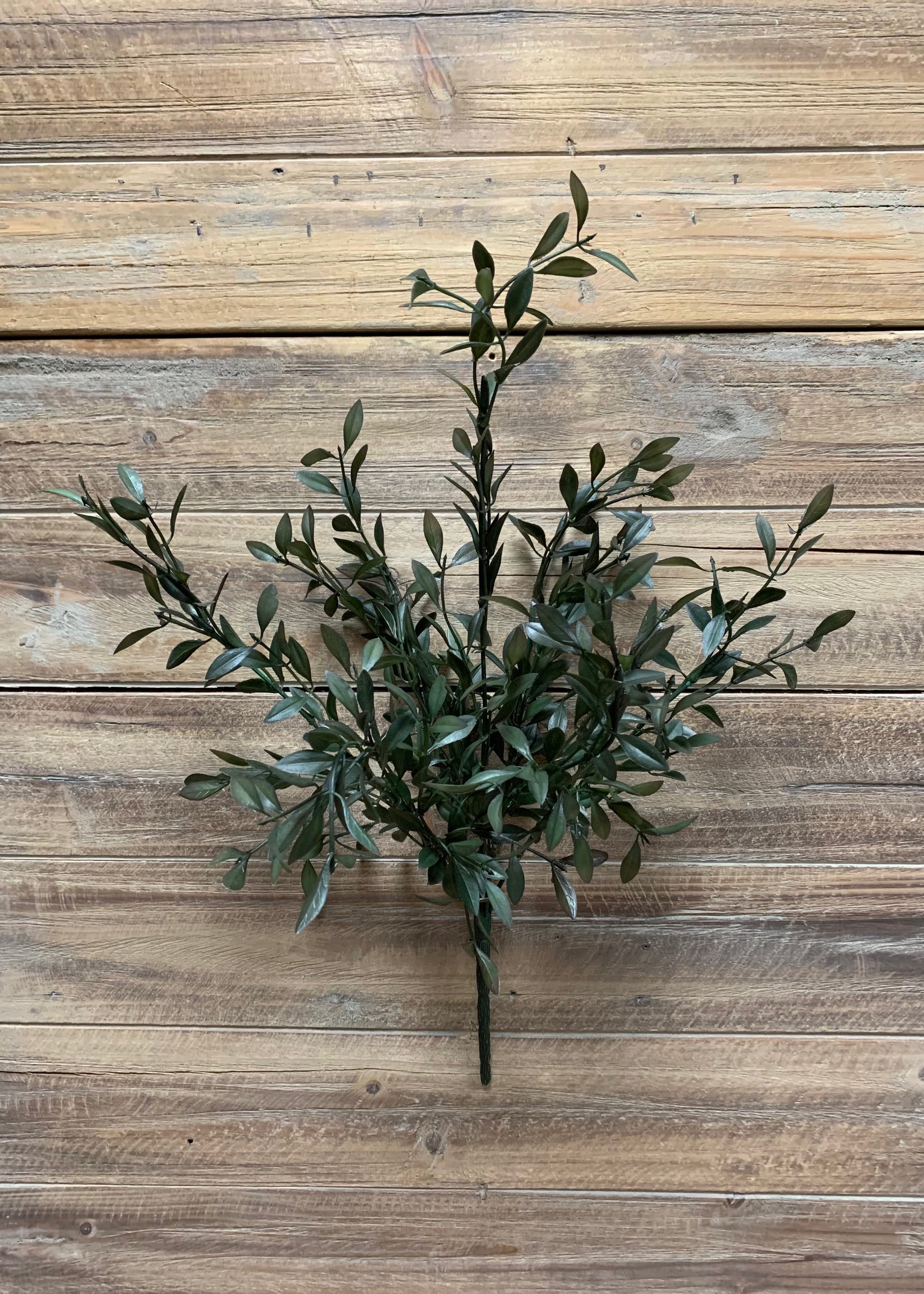 ITEM 11398 GR - 18" GREEN WILLOW LEAVES BUSH