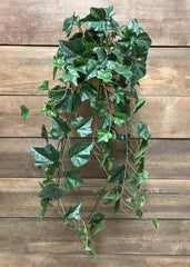 ITEM 12259 - 28" GREEN IVY HANGING BUSH WITH 144 LEAVES